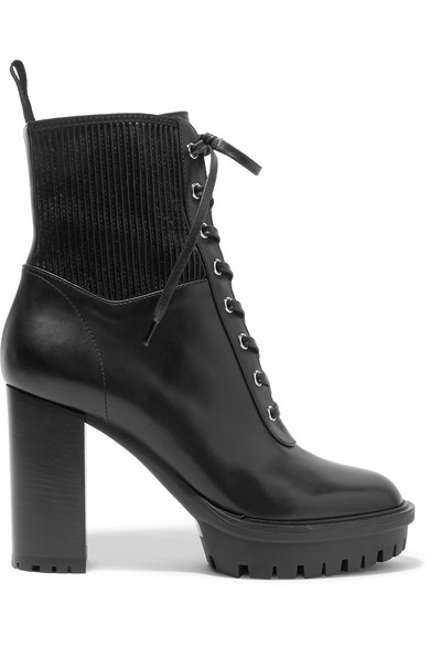 gianvito rossi leather ankle boots