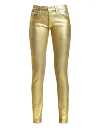 Shop Tre By Natalie Ratabesi The Gold Edith Skinny Pants