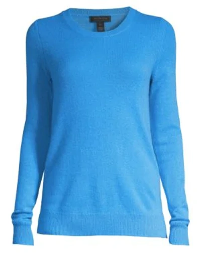 Shop Saks Fifth Avenue Collection Featherweight Cashmere Sweater In Dove Heather