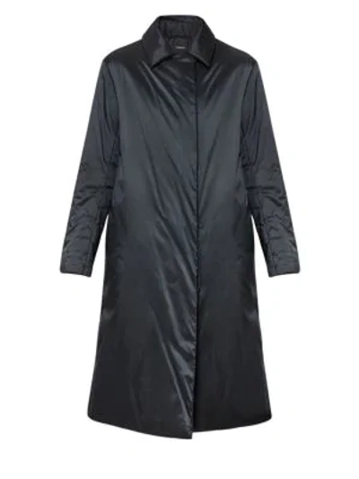 Theory Clean Puffer Coat In Pale Navy ModeSens