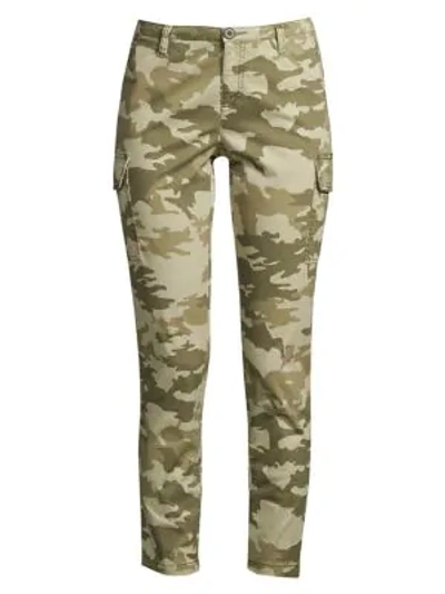 Shop Atm Anthony Thomas Melillo Camo Cropped Cargo Pants In Army Camo