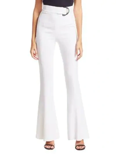 Shop Cushnie Et Ochs High-waist Flare Pants In White