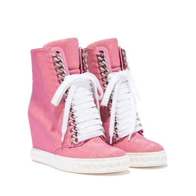 Shop Casadei Sneakers In Lac Pink