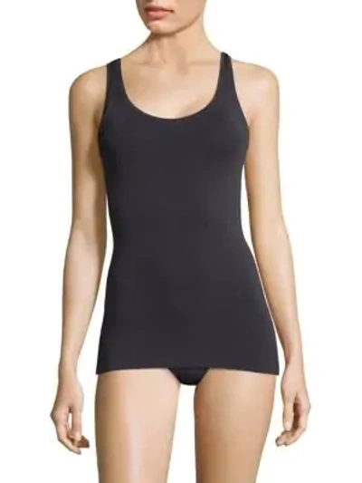 Shop Hanro Touch Feeling Tank Top In Carbon