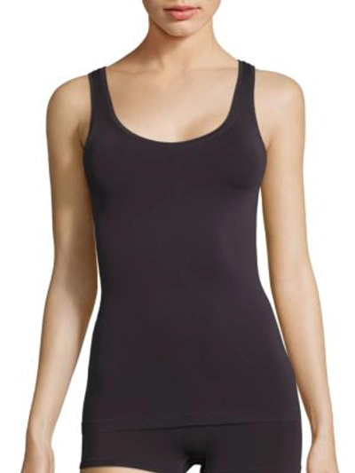 Shop Hanro Touch Feeling Tank Top In Brownstone