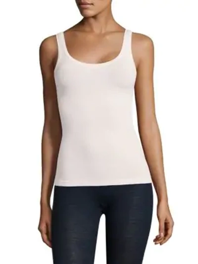 Shop Hanro Touch Feeling Tank Top In Milky Rose