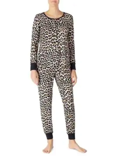 Kate Spade Two-piece Cheetah Print Pajama Set In Leopard | ModeSens