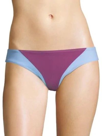 Shop Flagpole Lisa Low Swim Bottoms In Bay Orchid