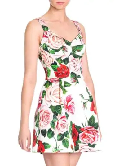 Shop Dolce & Gabbana Brocade Floral Romper