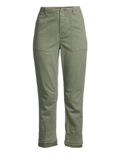 Shop Le Superbe Casbah Cargo Ankle Pants In Army