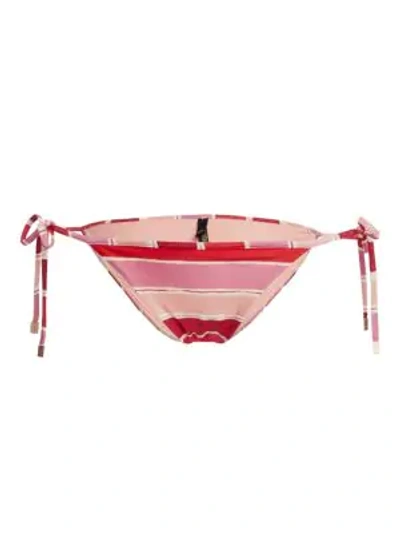 Shop Vix By Paula Hermanny Eva String Bikini Bottom In Light Pink