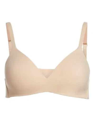 Shop Wacoal How Perfect Contour Non-wire Bra In Natural Nude