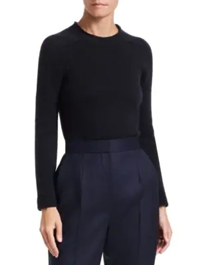 Shop The Row Rickie Cashmere Sweater In Navy