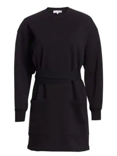 Shop Proenza Schouler Women's Cotton Sweatshirt Dress In Black