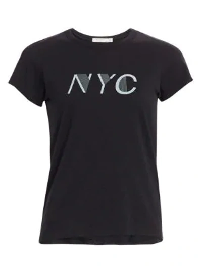 Shop Rag & Bone Nyc Graphic Tee In Black