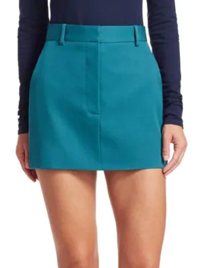 Shop Calvin Klein 205w39nyc Side Stripe Mini Skirt In Mangrove