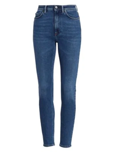 Shop Acne Studios High-rise Skinny Jeans In Blue