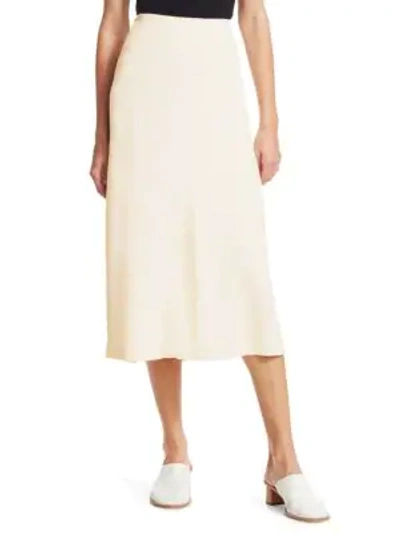 Shop The Row Bea Midi Skirt In Ivory