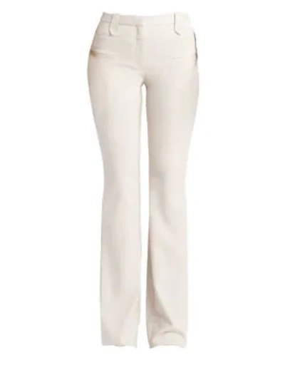 Shop Altuzarra Serge Wool Pants In Oatmeal