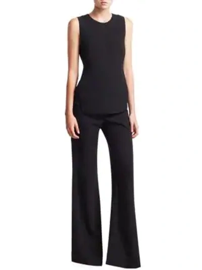 Shop A.l.c Friedan Crepe Jumpsuit In Black