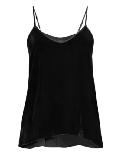 Shop Atm Anthony Thomas Melillo Velvet Camisole In Black