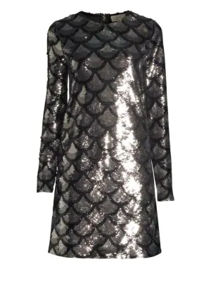 michael kors sequin shift dress