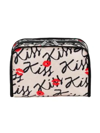Shop Lesportsac Alber Elbaz X  Extra-large Ivy Cosmetic Bag In Natural