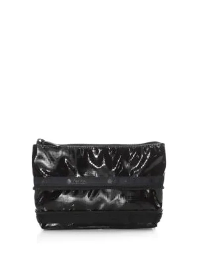 Shop Lesportsac Small Collette Expandable Cosmetic Case In Black