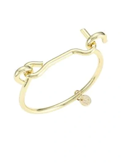 Shop Jules Smith Locked Up Cuff Bracelet In Gold