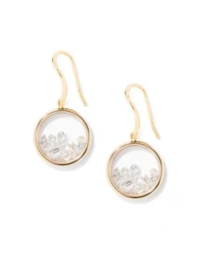 Shop Aurelie Bidermann Diamond & 18k Yellow Gold Chivor Earrings