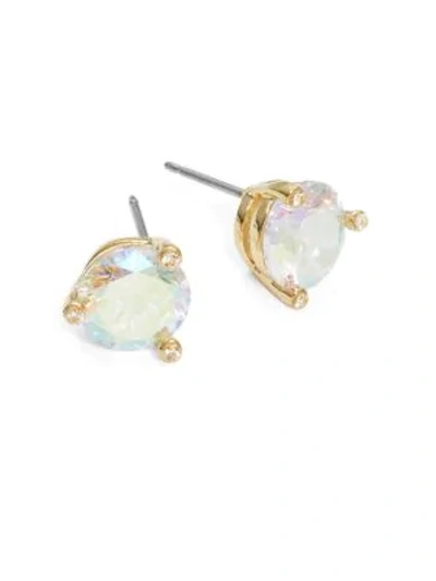 Shop Kate Spade Rise And Shine Crystal Stud Earrings In Gold