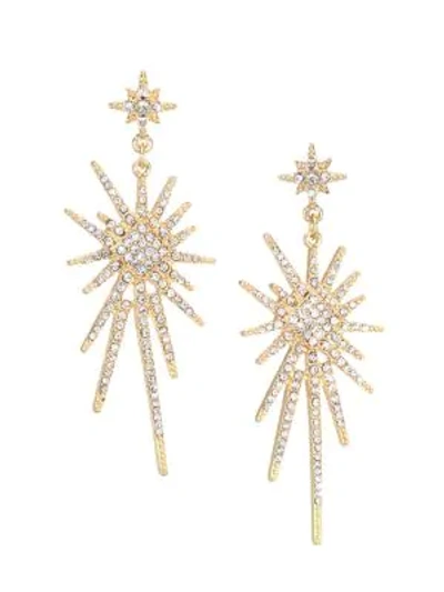 Shop Jules Smith 14k Goldplated Crystal Star Earrings