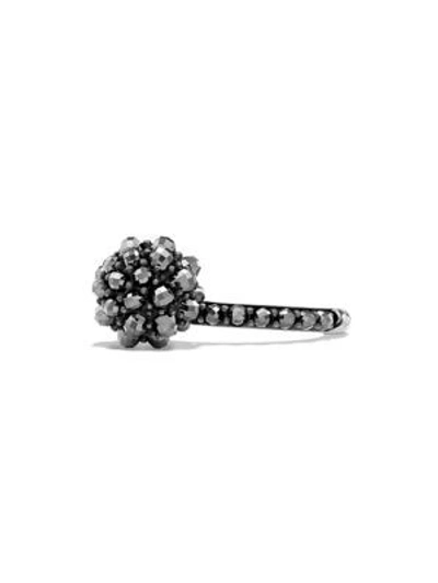 Shop David Yurman Osetra Ring With Cabochon Gemstones In Hematite