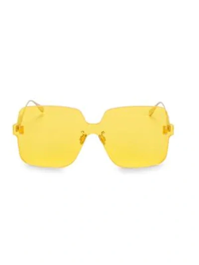 Shop Dior Colourquake1 99mm Square Sunglasses In Yellow