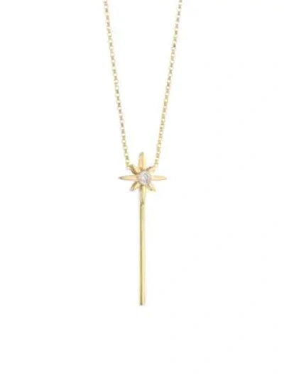 Shop Dressing Gownrto Coin Disney X  Princess Cinderella 18k Yellow Gold & Diamond Pendant Necklace