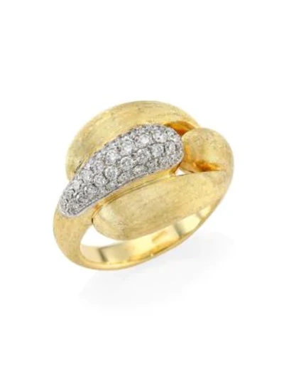Shop Marco Bicego Lucia 18k Yellow Gold & Diamond Ring