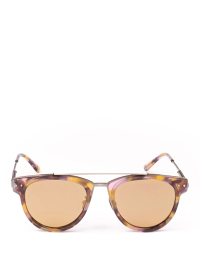 Shop Bottega Veneta Sunglasses In 004