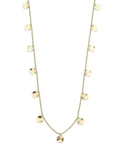 Shop Ippolita Women's Classico Long 18k Yellow Gold Paillette Layering Necklace