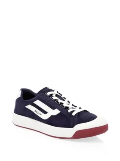 Shop Bally New Competition Sneakers In Ink
