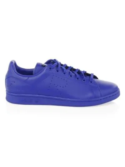 Shop Adidas Originals Stan Smith Lace-up Sneakers In Mystery Ink