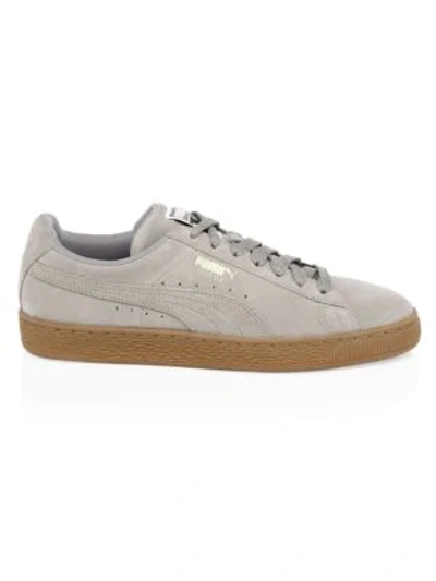Shop Puma Suede Classic Sneakers In Elephant Grey