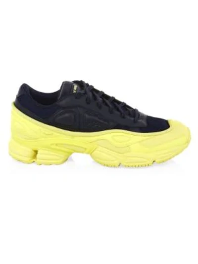 Shop Adidas Originals Ozweego Sneakers In Bright Yellow Night Navy