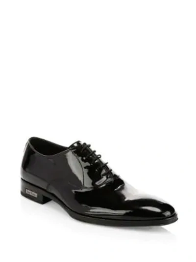 Shop Paul Smith Patent Leather Oxfords In Black