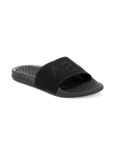 Shop Apl Athletic Propulsion Labs Techloom Logo Slides In Black