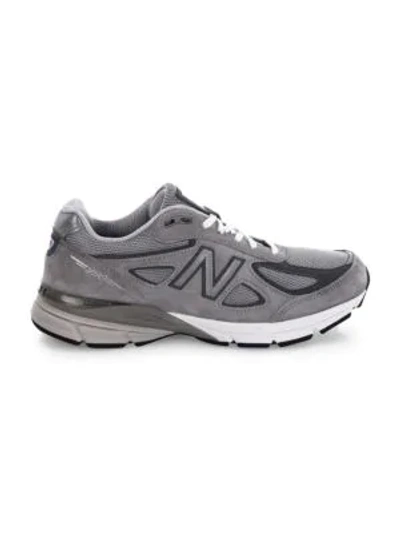 Shop New Balance 990 Running Sneakers In Cool Grey
