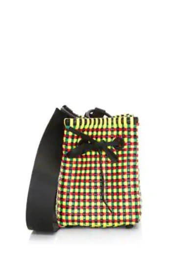 Shop Truss Women's Medium Square Bucket Bag In Black