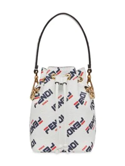 Shop Fendi Mania Mon Tresor Bucket Bag In Multi