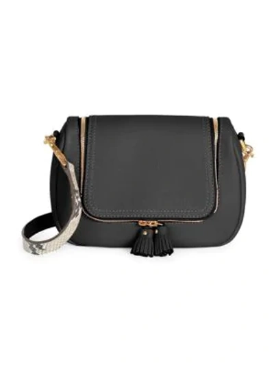 Shop Anya Hindmarch Small Vere Soft Leather Satchel In Black