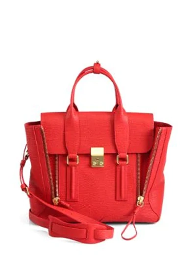 Shop 3.1 Phillip Lim / フィリップ リム Medium Pashli Leather Satchel In Red