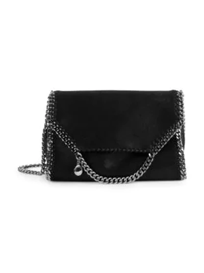 Shop Stella Mccartney Big Falabella Crossbody Bag In Black